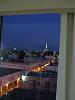 view at night from hodelpa centro with hotel aloha del sol in foreground.JPG‎