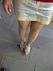 My short gold skirt and my legs (Small).JPG‎